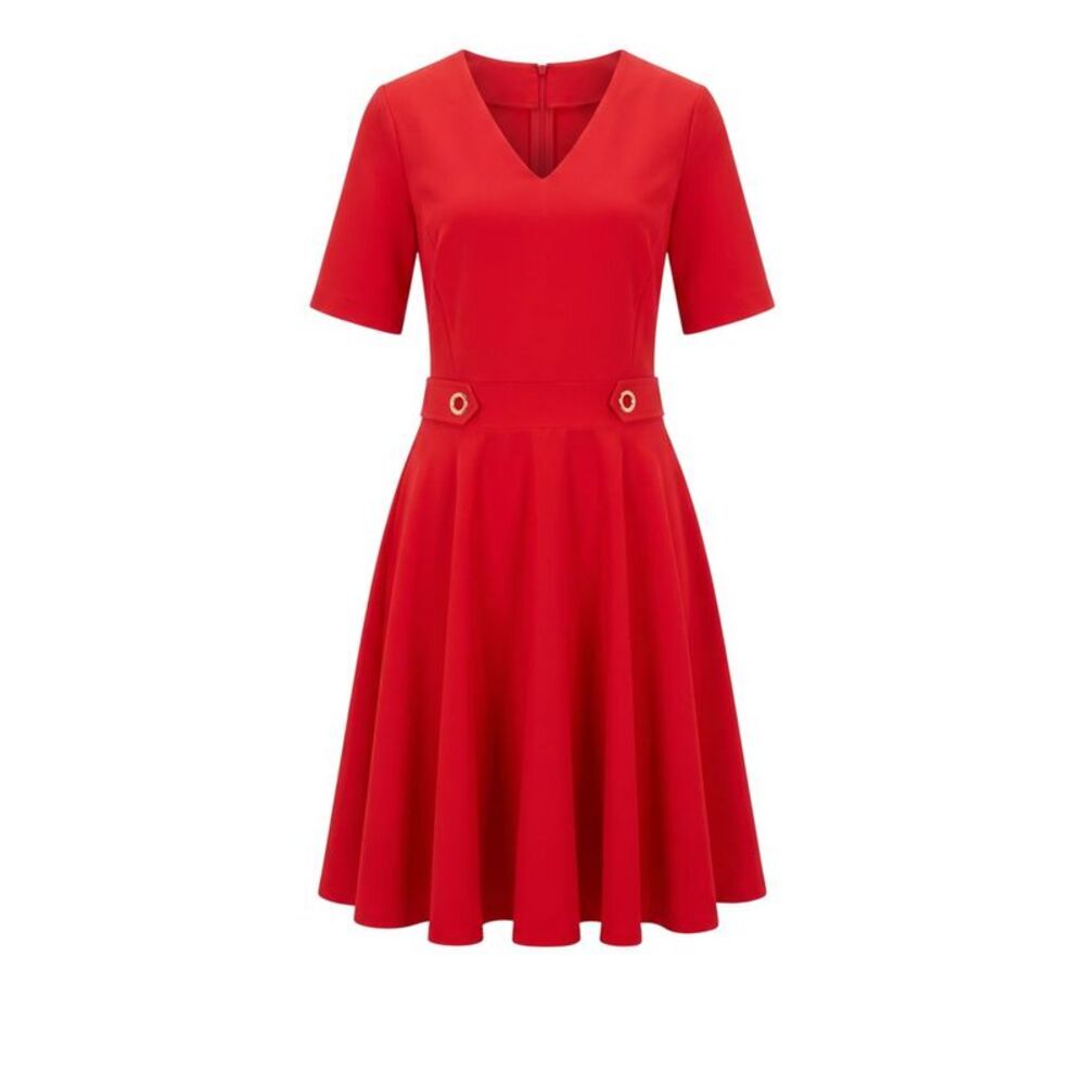 Trussardi Jeans Red Poliestere Women Women's Dress